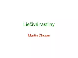 lie iv rastliny