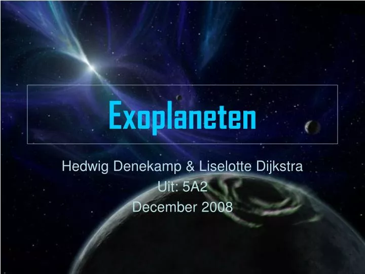 exoplaneten
