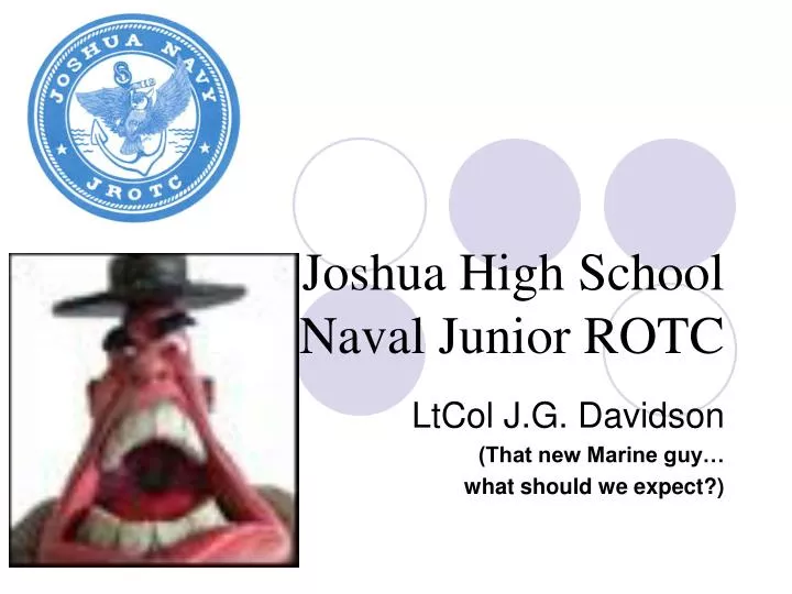 joshua high school naval junior rotc