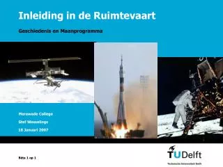 inleiding in de ruimtevaart