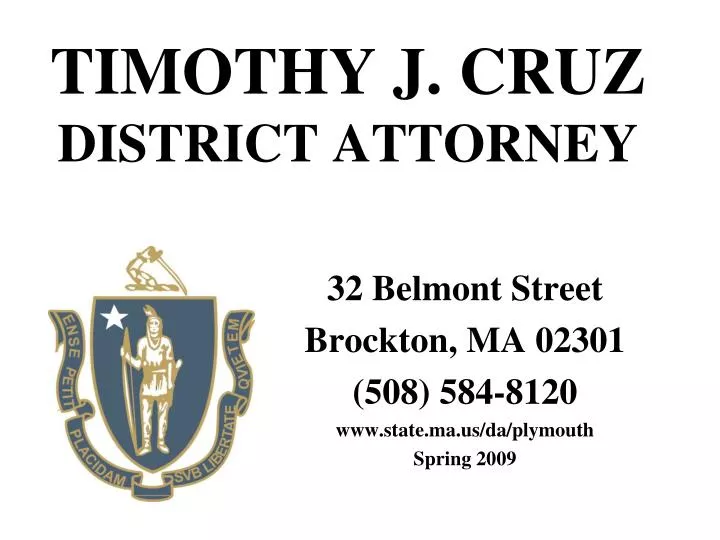 timothy j cruz district attorney