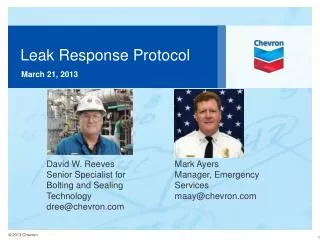 Leak Response Protocol