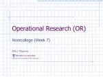 Operational Research (OR) - slide 1