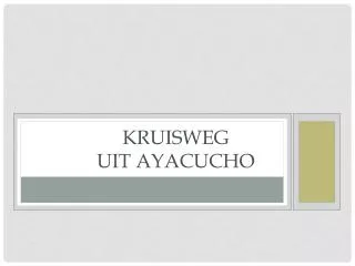 kruisweg uit ayacucho