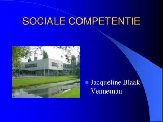 sociale competentie