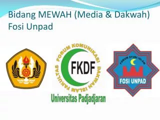 bidang mewah media dakwah fosi unpad