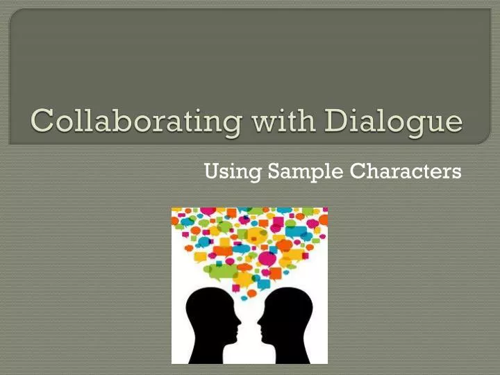 collaborating with dialogue