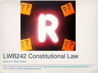 LWB242 Constitutional Law