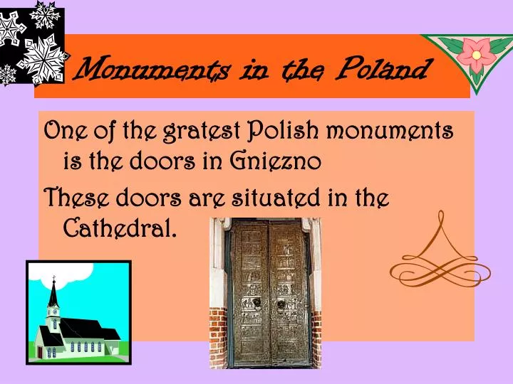 monuments in the poland