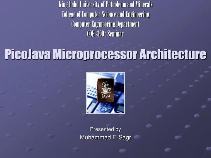 picojava microprocessor architecture