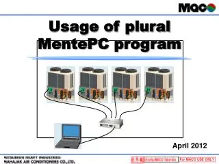 Usage of plural MentePC program