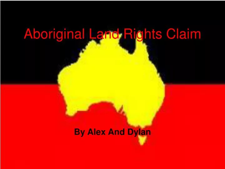 aboriginal land rights claim
