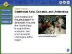 Today’s Issues: Southeast Asia, Oceania, and Antarctica - slide 1