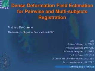 Dense Deformation Field Estimation for Pairwise and Multi-subjects Registration