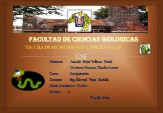 facultad de ciencias biologicas