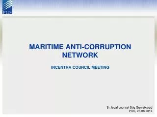 MARITIME ANTI-CORRUPTION NETWORK