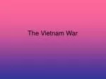 The Vietnam War - slide 1