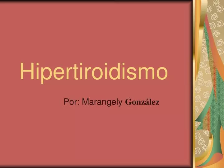 hipertiroidismo