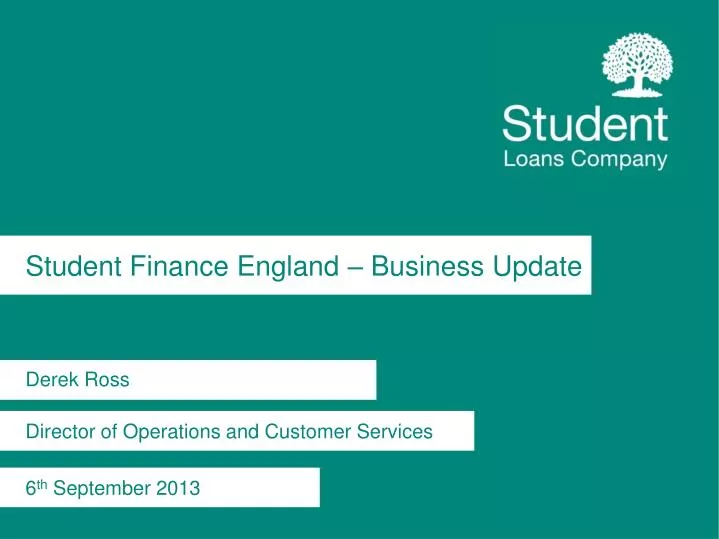 student finance england business update