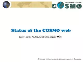 Status of the COSMO web