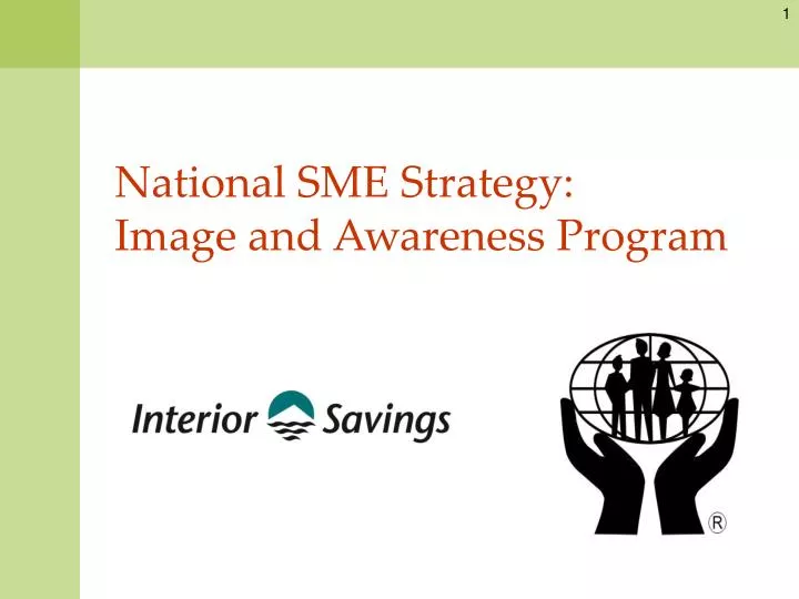 national sme strategy image and awareness program