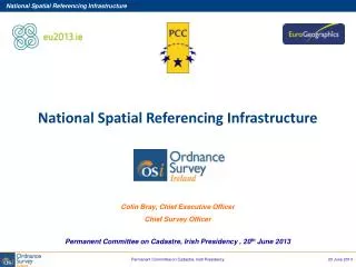 National Spatial Referencing Infrastructure Colin Bray, Chief Executive Officer