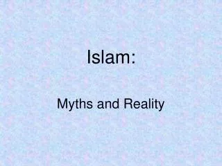 Islam: