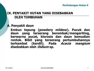 perlindungan hutan 9