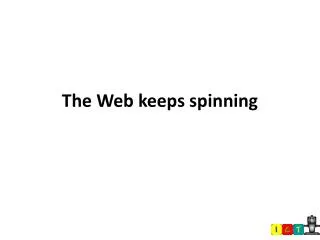 The Web keeps spinning