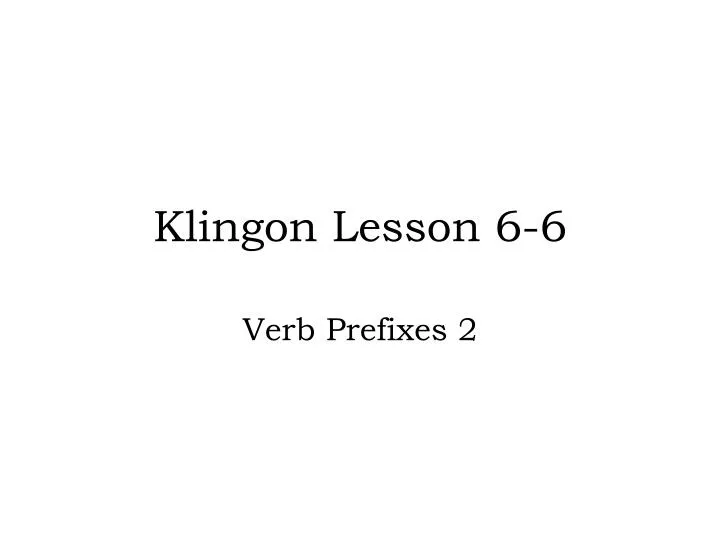 verb prefixes 2