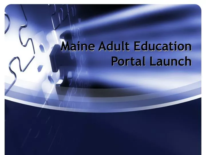 maine adult education portal launch