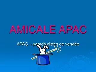 amicale apac