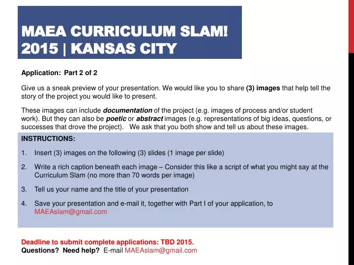 m aea curriculum slam 2015 kansas city