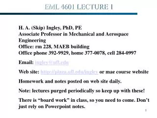 EML 4601 LECTURE 1
