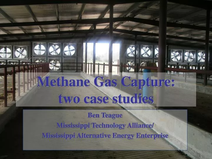 methane gas capture two case studies