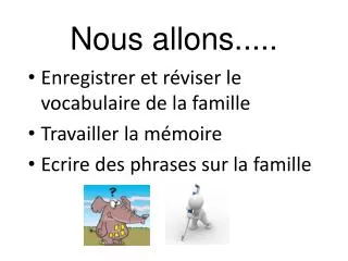 nous allons
