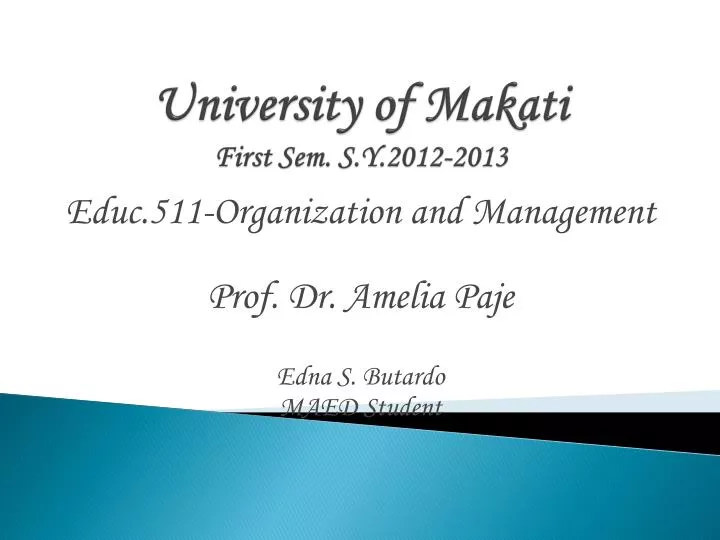 university of makati first sem s y 2012 2013