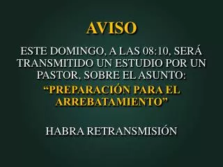 aviso