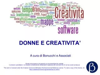 donne e creativita