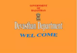 GOVERNMENT OF RAJASTHAN
