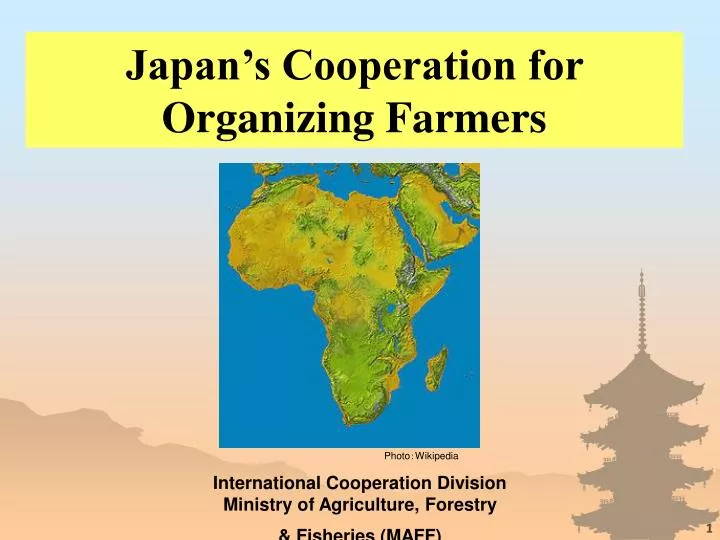 japan s cooperation for organizing farmers