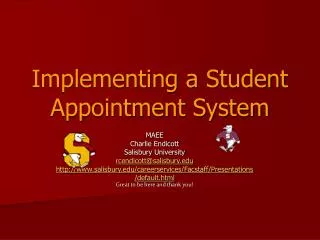 Implementing a Student Appointment System
