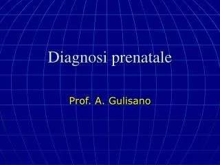 diagnosi prenatale
