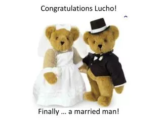 Congratulations Lucho !