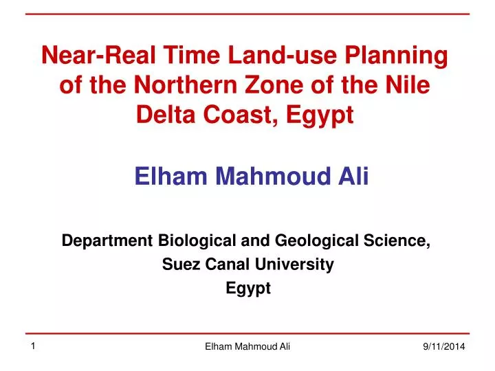 near real time land use planning of the northern zone of the nile delta coast egypt