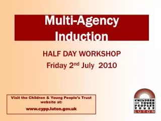 Multi-Agency Induction