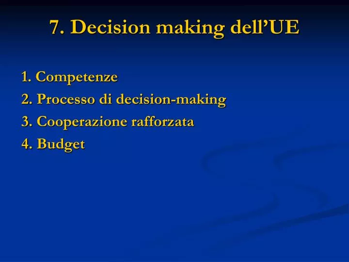 7 decision making dell ue