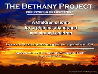 The Bethany Project