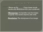 Introduction to the Microscope: Understanding Functionality and Components - slide 1