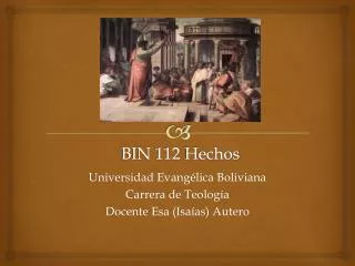 bin 112 hechos